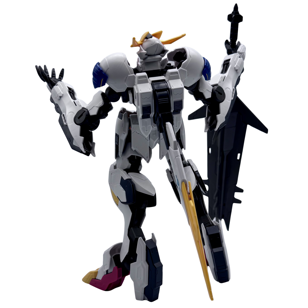 Assembled - BANDAI Hobby Full Mechanics Barbatos Lupus Rex Gundam IBO Model Kit (1/100 Scale)