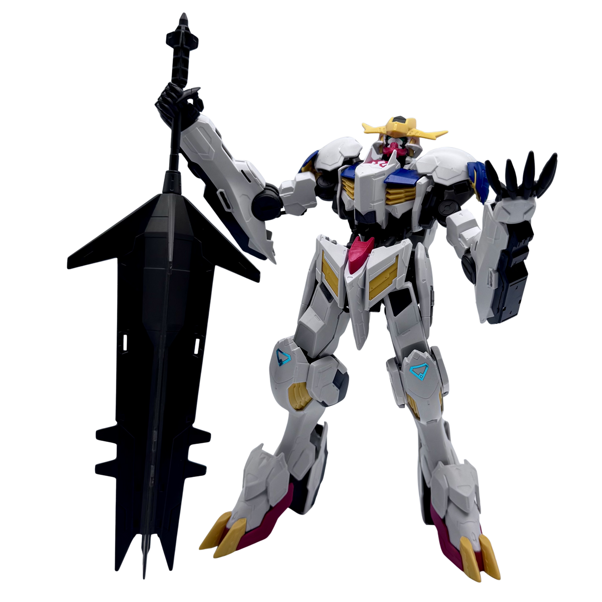 Assembled - BANDAI Hobby Full Mechanics Barbatos Lupus Rex Gundam IBO Model Kit (1/100 Scale)
