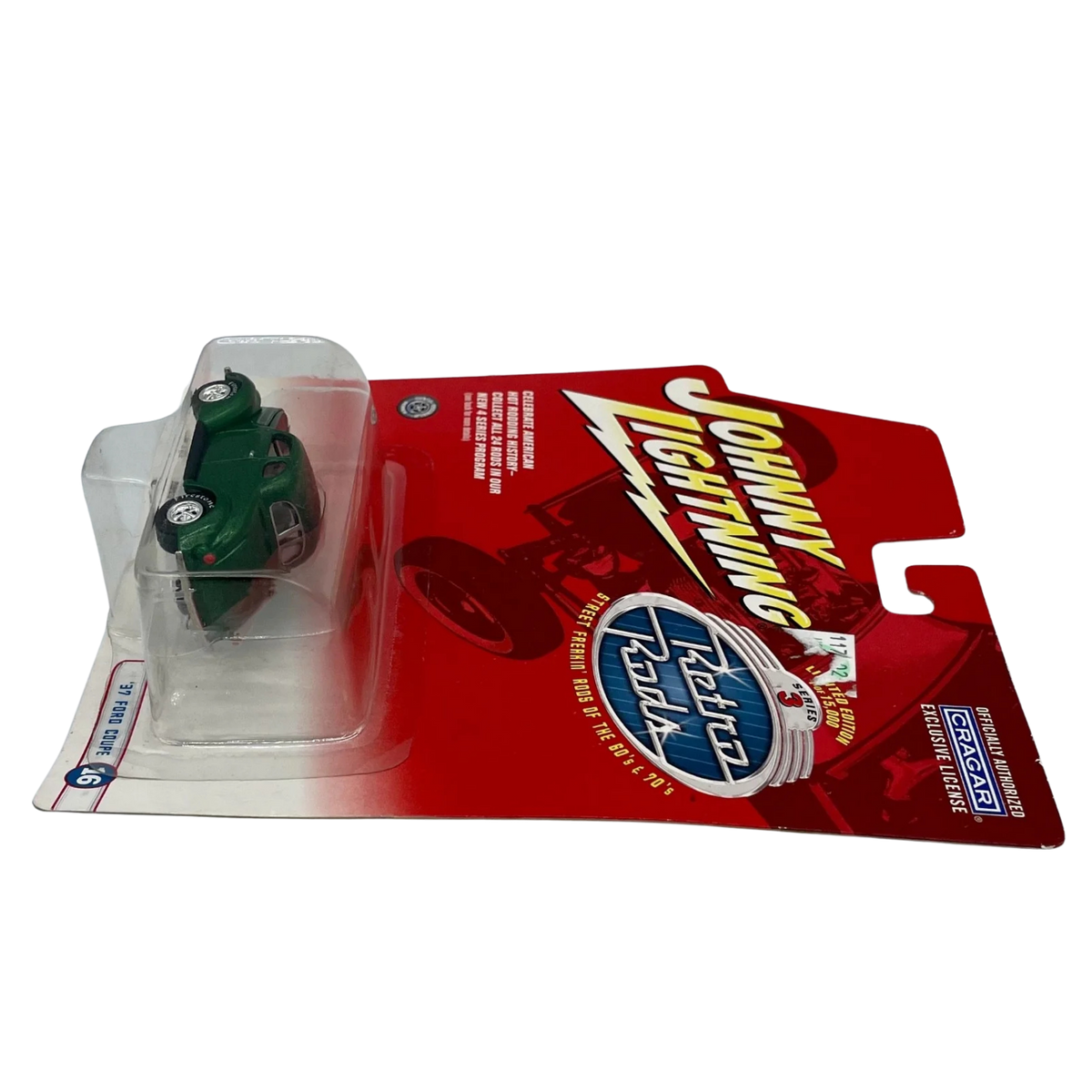 Johnny Lightning Retro Roads ’37 Ford Coupe – Green Diecast