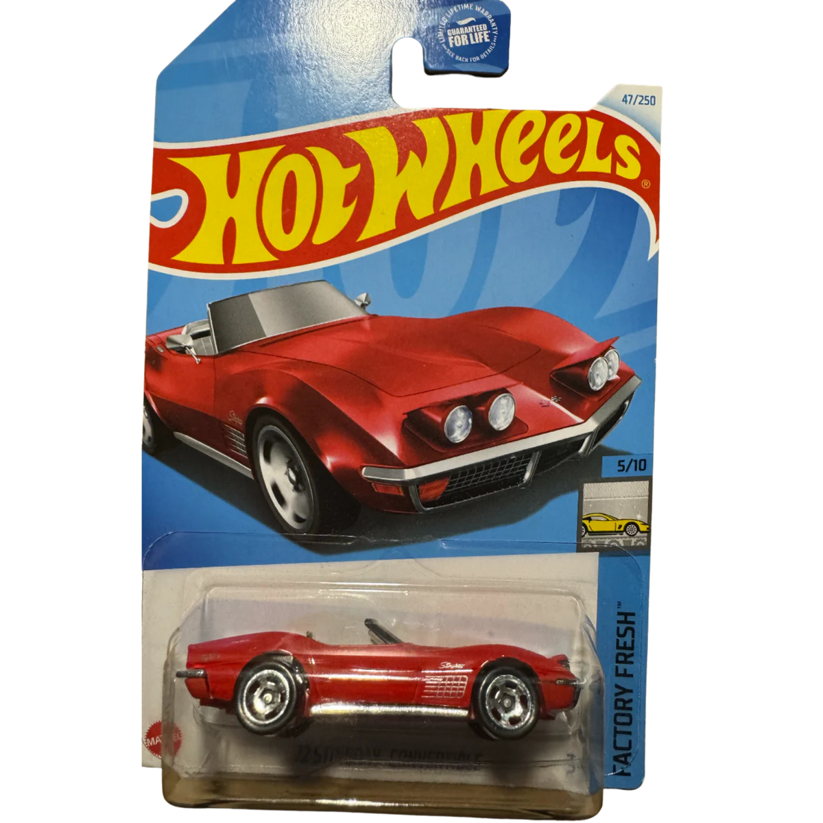 Hot Wheels '72 Stingray Convertible (Red)