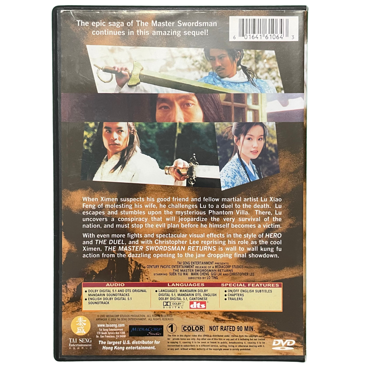 The Master Swordsman Returns DVD (Used)
