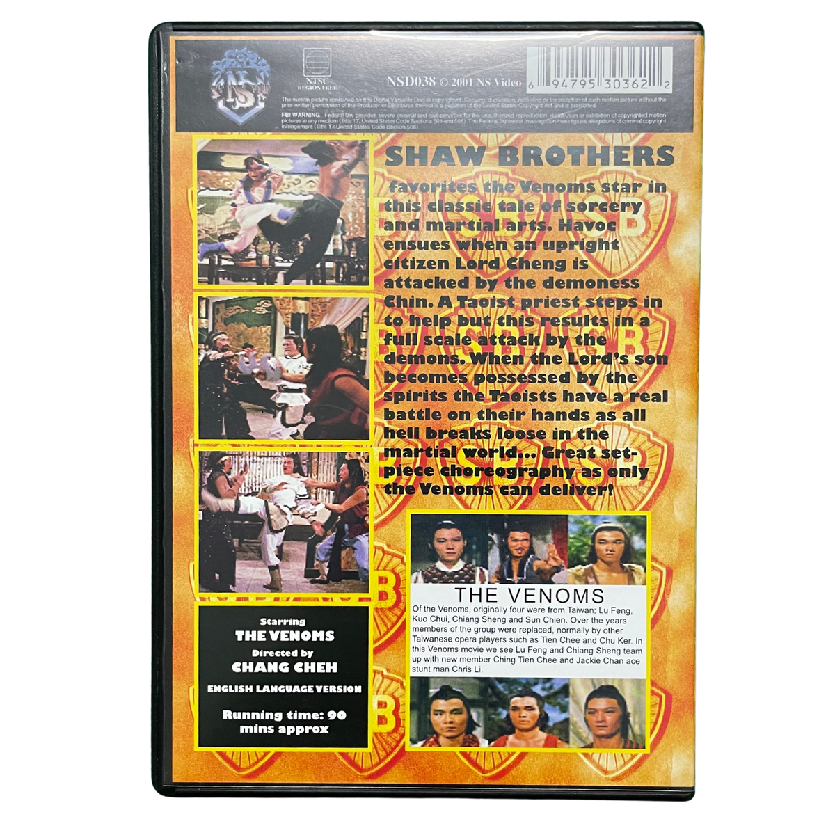 Nine Demons Shaw Scope DVD (Used) – Limited Collector's Edition