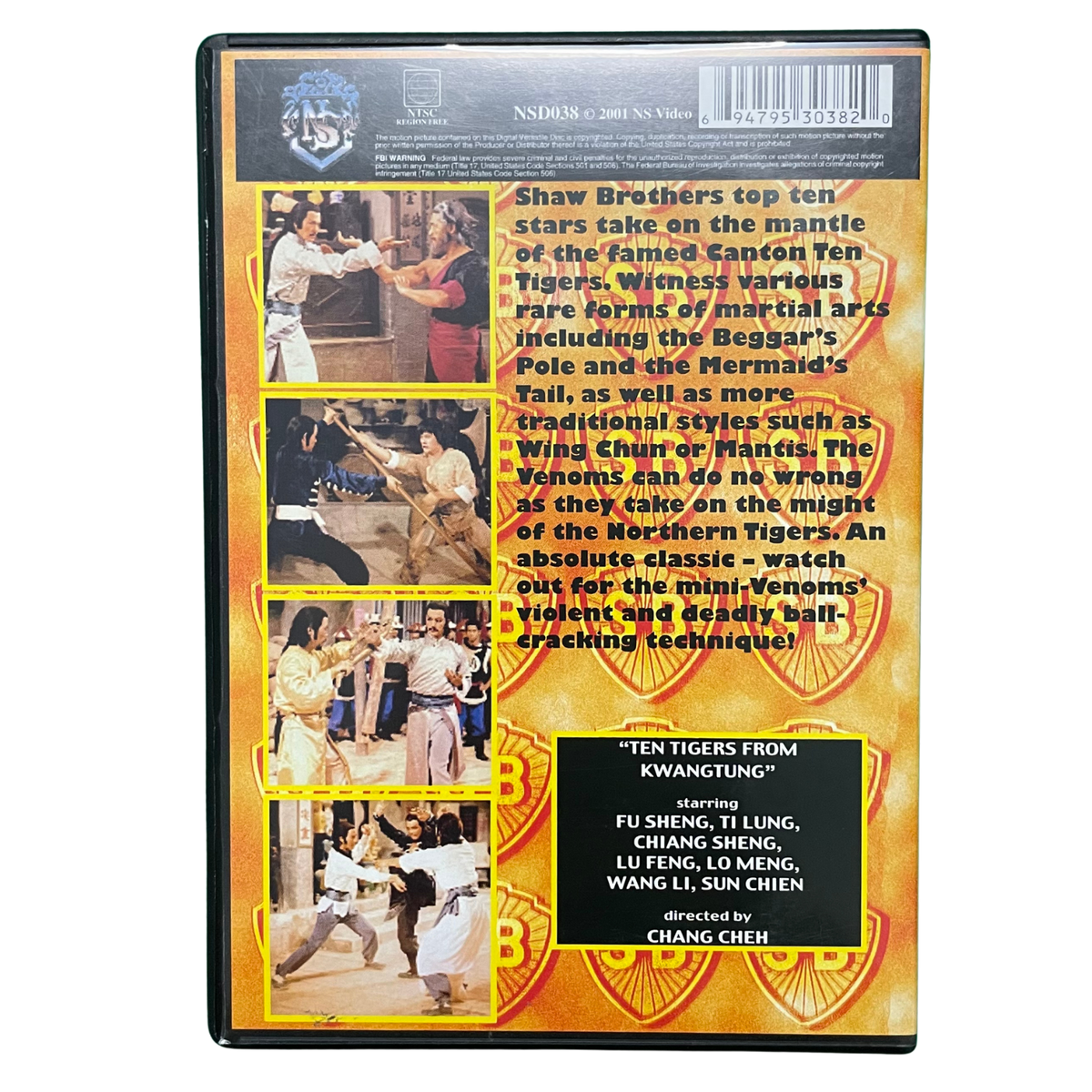Ten Tigers from Kwangtung Shaw Scope DVD (Used) – Limited Collector's Edition