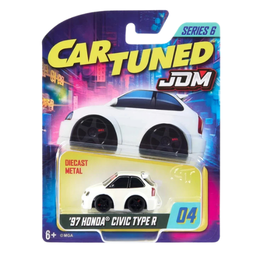 Car Tuned JDM Series 6 '97 Honda Civic Type R White #04