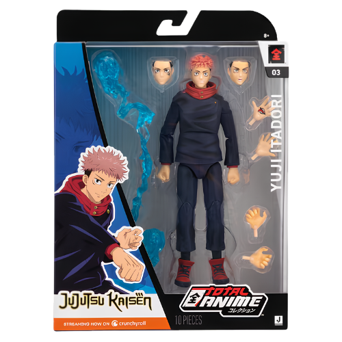 Jazwares Total Anime Jujutsu Kaisen Yuji Itadori Action Figure #03