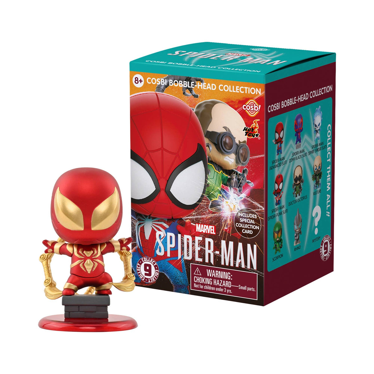 YuMe Marvel's Spider-Man Cosbi Bobble-Head Collection
