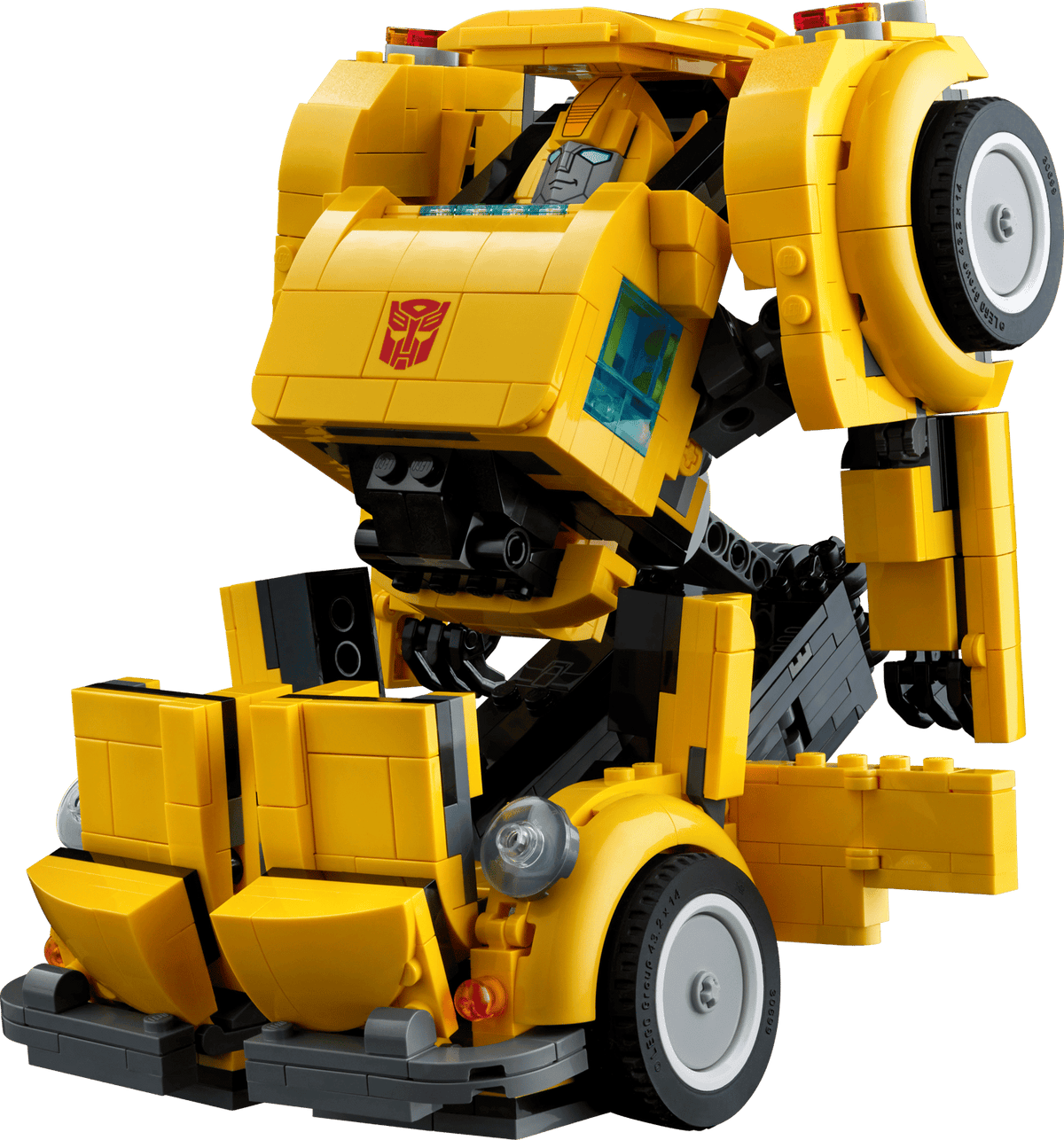 LEGO Icons Transformers Bumblebee Action Figure, Collectible Robot Gift for Adults, Movie Themed Model Building Set for Sci-Fi Enthusiasts and Transformers Fans, Converts to Vehicle Mode, 10338