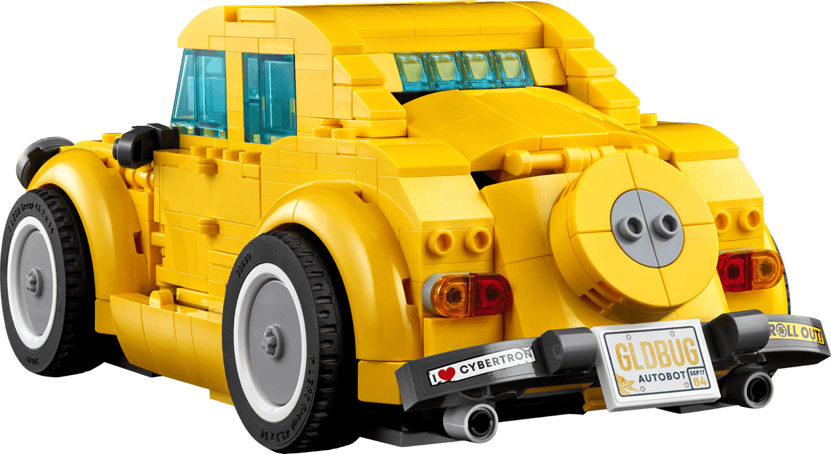 LEGO Icons Transformers Bumblebee Action Figure, Collectible Robot Gift for Adults, Movie Themed Model Building Set for Sci-Fi Enthusiasts and Transformers Fans, Converts to Vehicle Mode, 10338