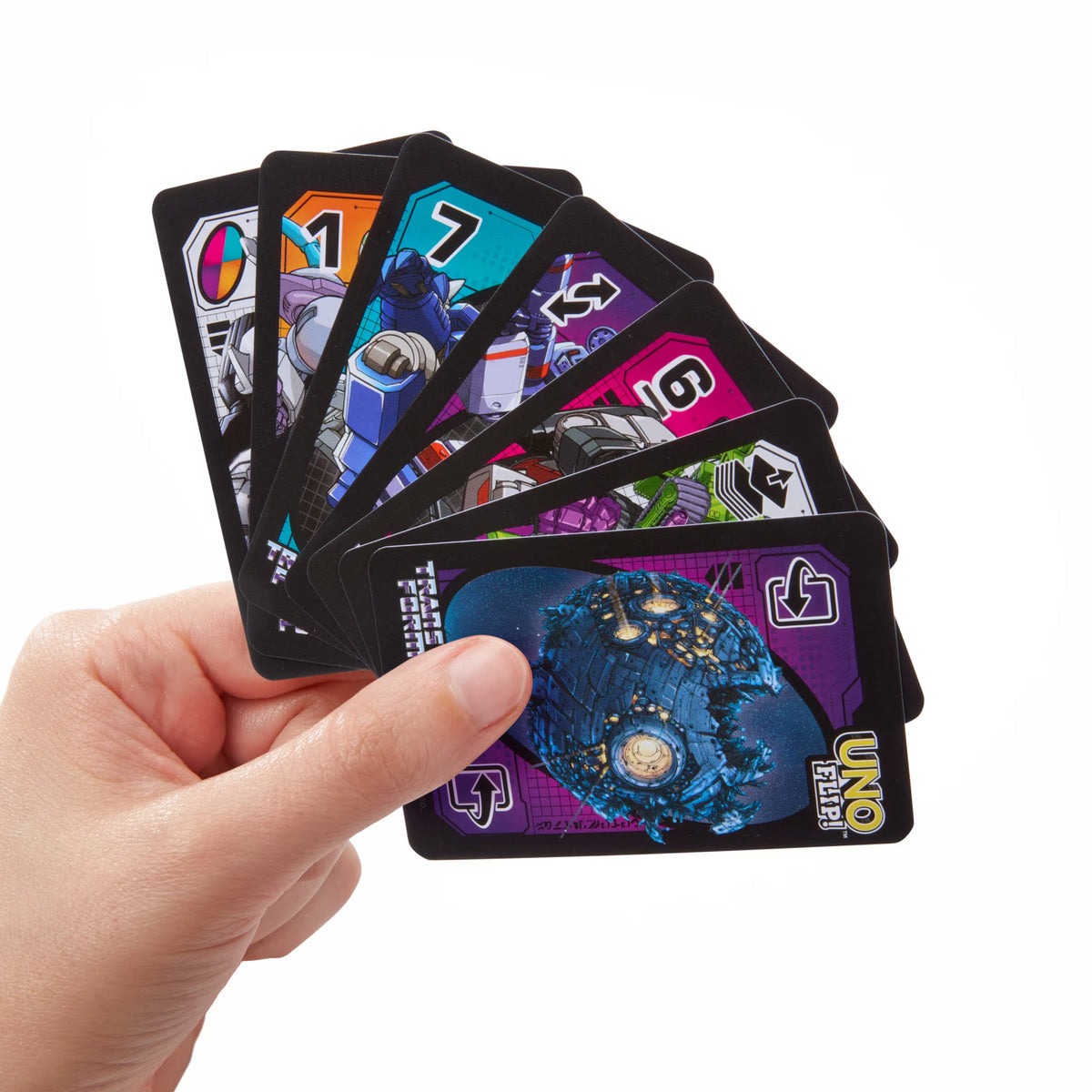 Transformers UNO Flip Card Game