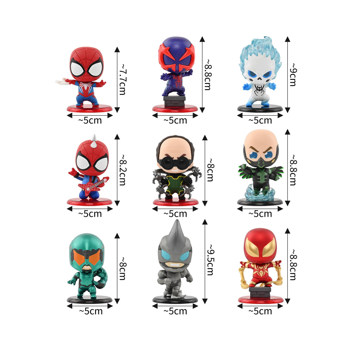 YuMe Marvel's Spider-Man Cosbi Bobble-Head Collection