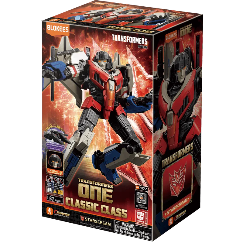 Transformers: One Classic Class Starscream Blokees Model Kit