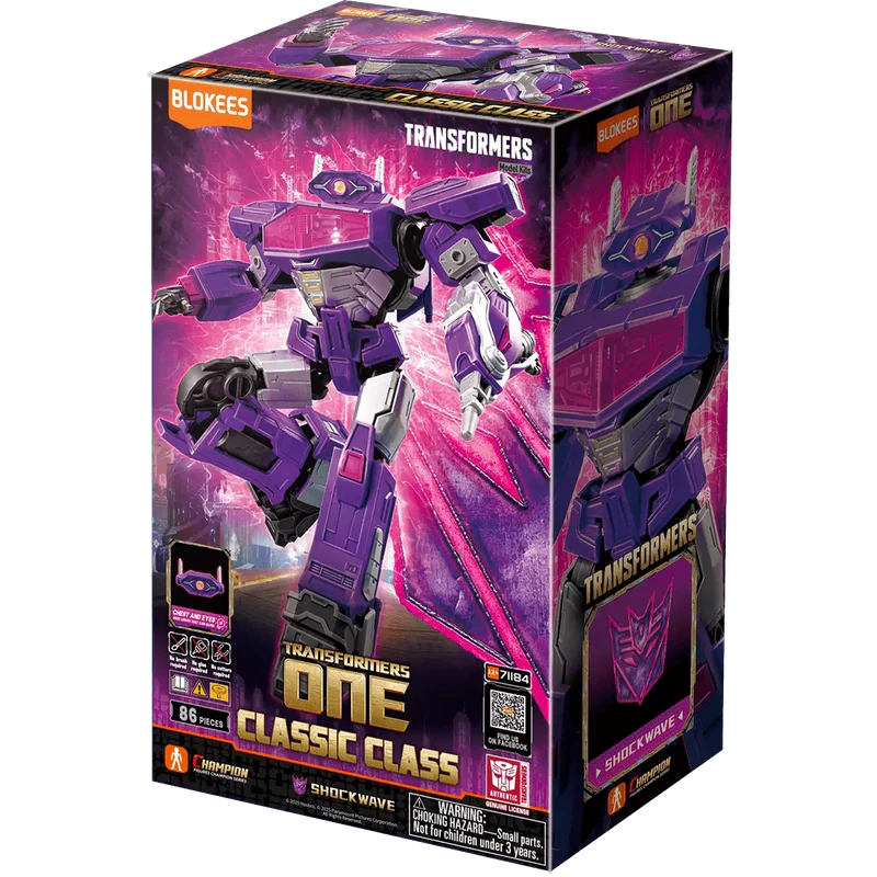 Transformers Classic Class Shockwave CC18 Blokees Model Kit