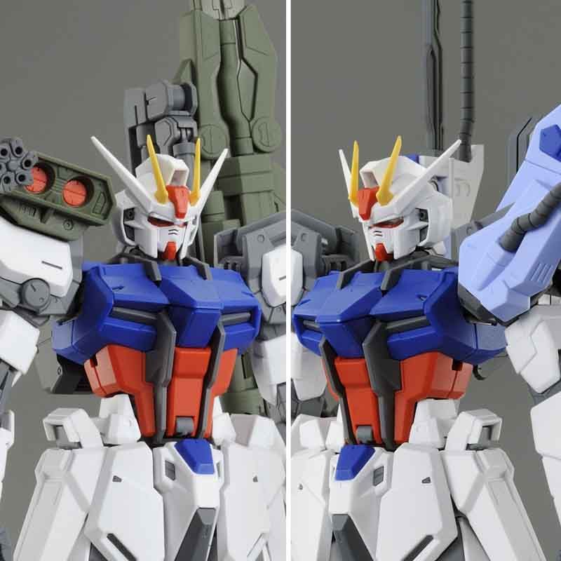 MG 1/100 AQME-X03 Launcher Striker & AQME-X02 Sword Striker  - Gundam SEED (Bandai Namco)