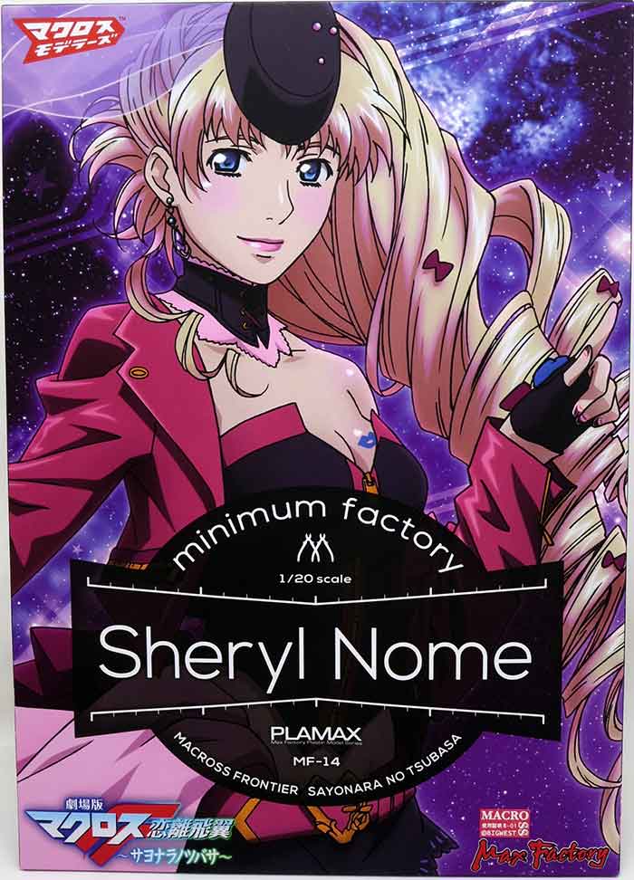 Max Factory PLAMAX MF-14 Sheryl Nome 1/20 Model Kit — Macross Frontier (Open Box / Missing Instructions)