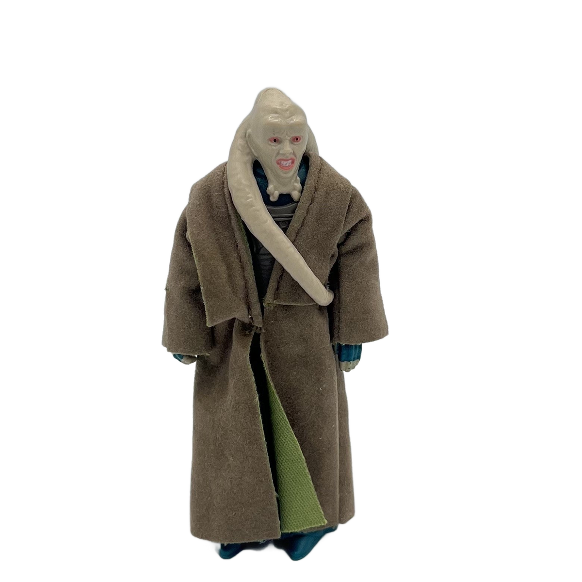 1983 Kenner Star Wars BIB FORTUNA – Taiwan Green Robe w/ Armor No Staff – VTG