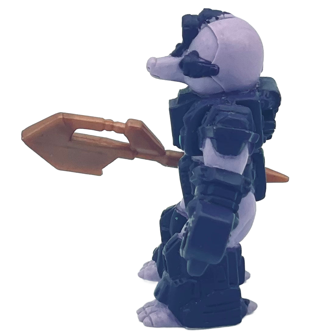 Miner Mole — No Rub — Battle Beasts Figure (Hasbro/Takara, 1986)