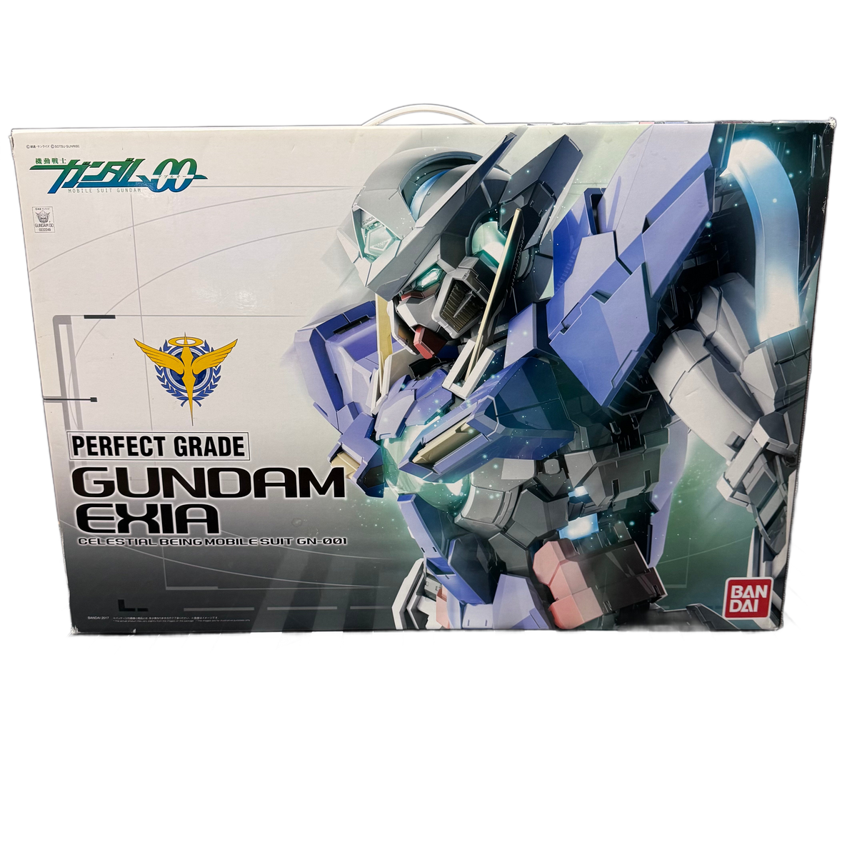 Bandai Perfect Grade Gundam Exia GN-001 1/60 Scale Model Kit – New Unbuilt (Open Box)