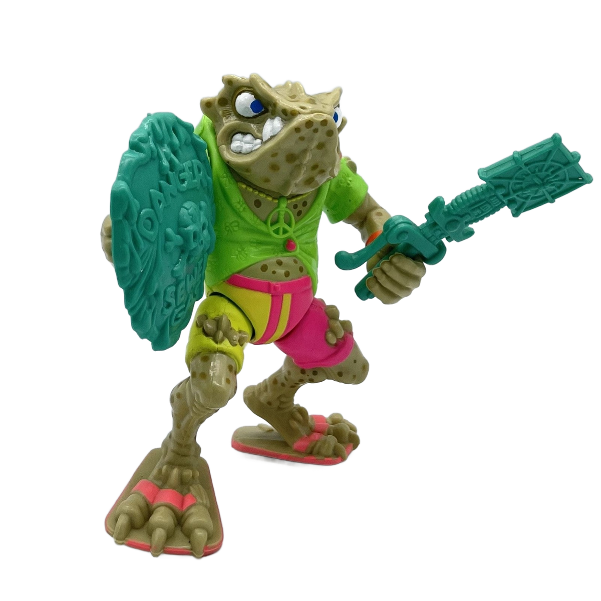 1990 TMNT Teenage Mutant Ninja Turtles – NAPOLEON BONAFROG – Near Complete