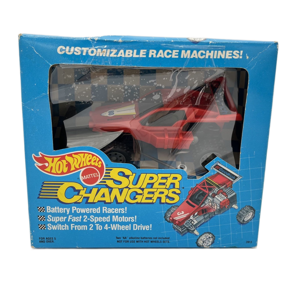 1989 Mattel HOT WHEELS Super Changers DUNE BUGGY #3913 – Boxed – VTG