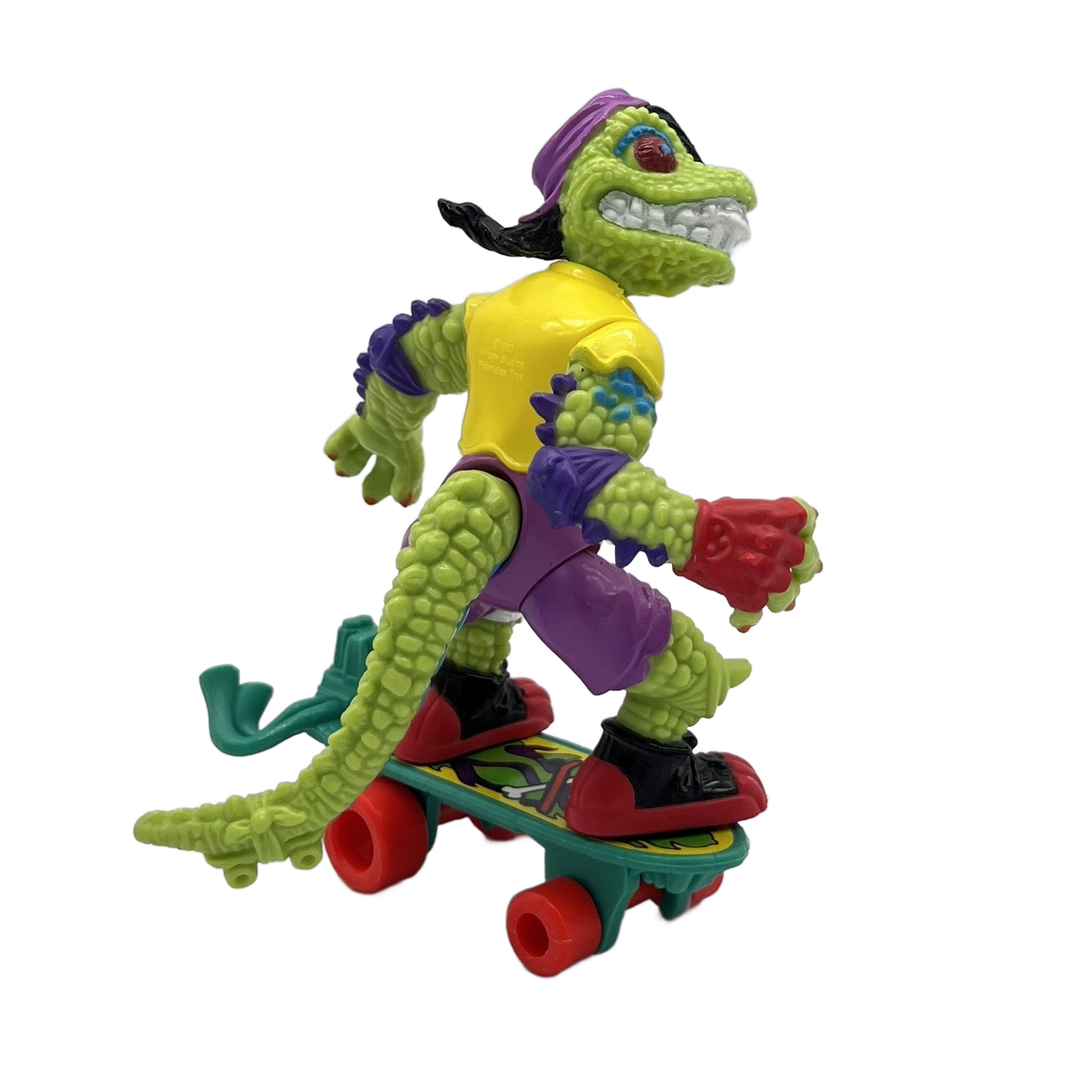 1990 TMNT Playmates Teenage Mutant Ninja Turtles MONDO GECKO Complete