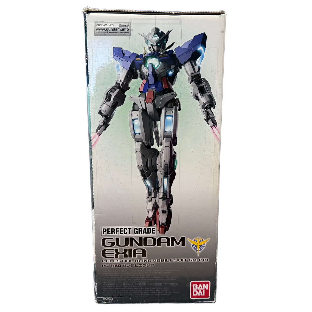 Bandai Perfect Grade Gundam Exia GN-001 1/60 Scale Model Kit – New Unbuilt (Open Box)