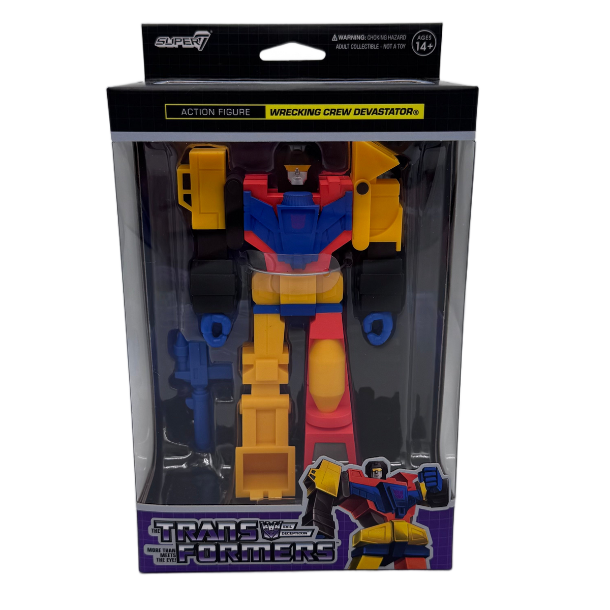 Super7 Transformers Wrecking Crew Devastator Action Figure