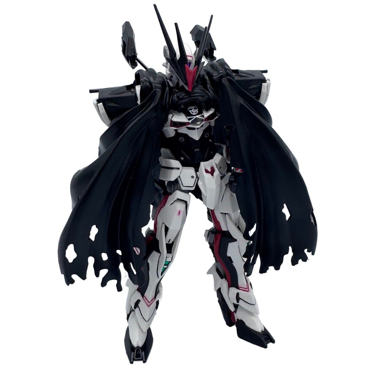 Custom HG GM Sniper II & Astray — Crossbones Faction Two-Kit Set w/ matching LBASE and LEDs