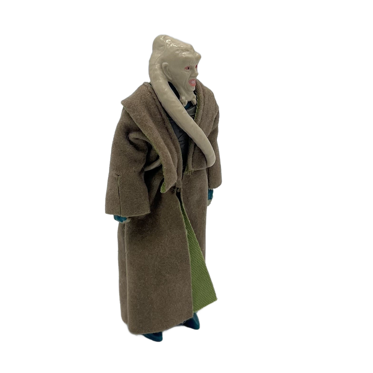 1983 Kenner Star Wars BIB FORTUNA – Taiwan Green Robe w/ Armor No Staff – VTG