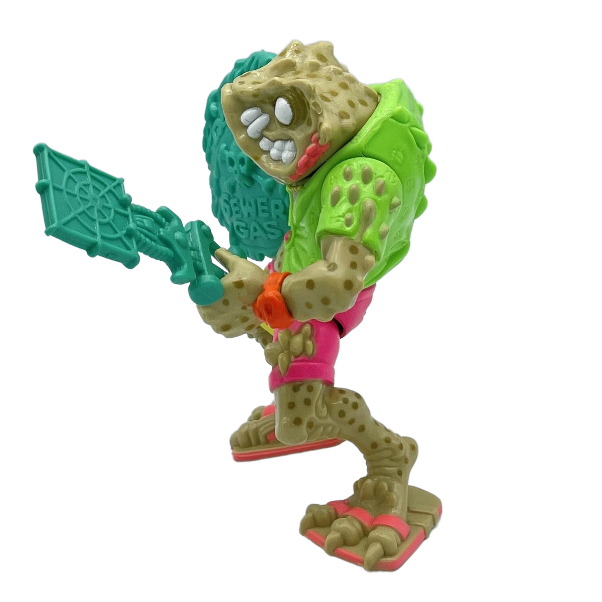 1990 TMNT Teenage Mutant Ninja Turtles – NAPOLEON BONAFROG – Near Complete