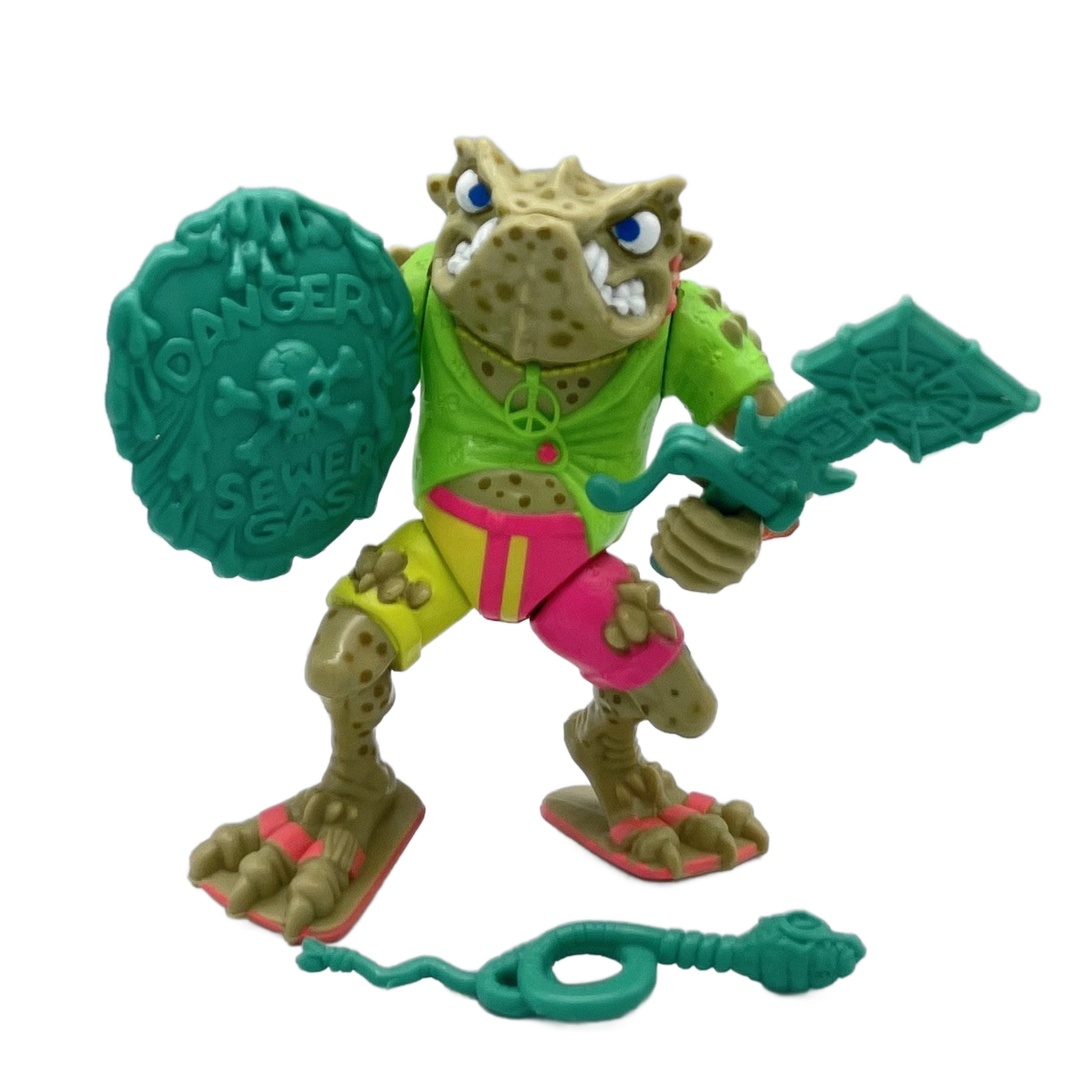 1990 TMNT Teenage Mutant Ninja Turtles – NAPOLEON BONAFROG – Near Complete