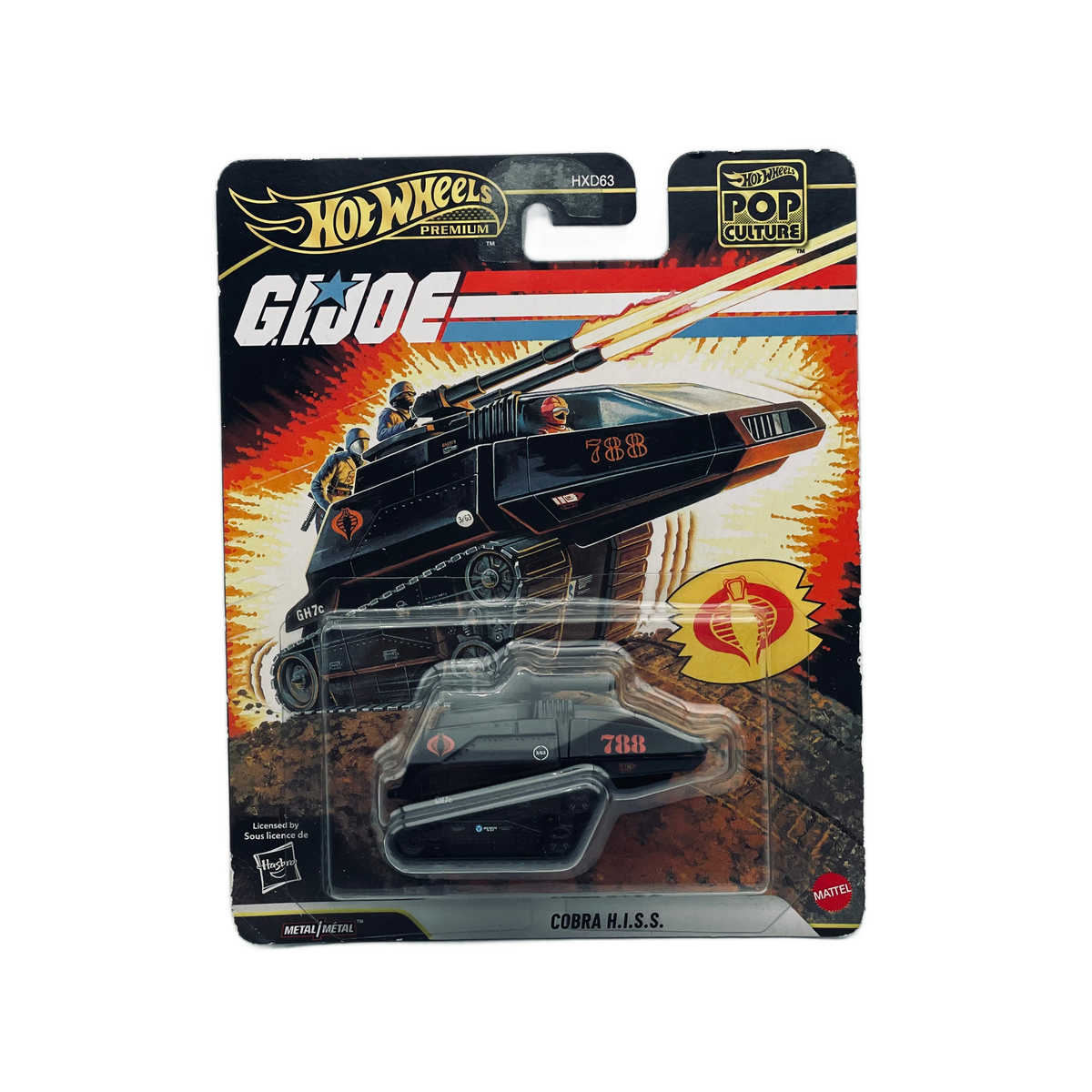 Hot Wheels Premium Pop Culture G.I. Joe Cobra H.I.S.S.