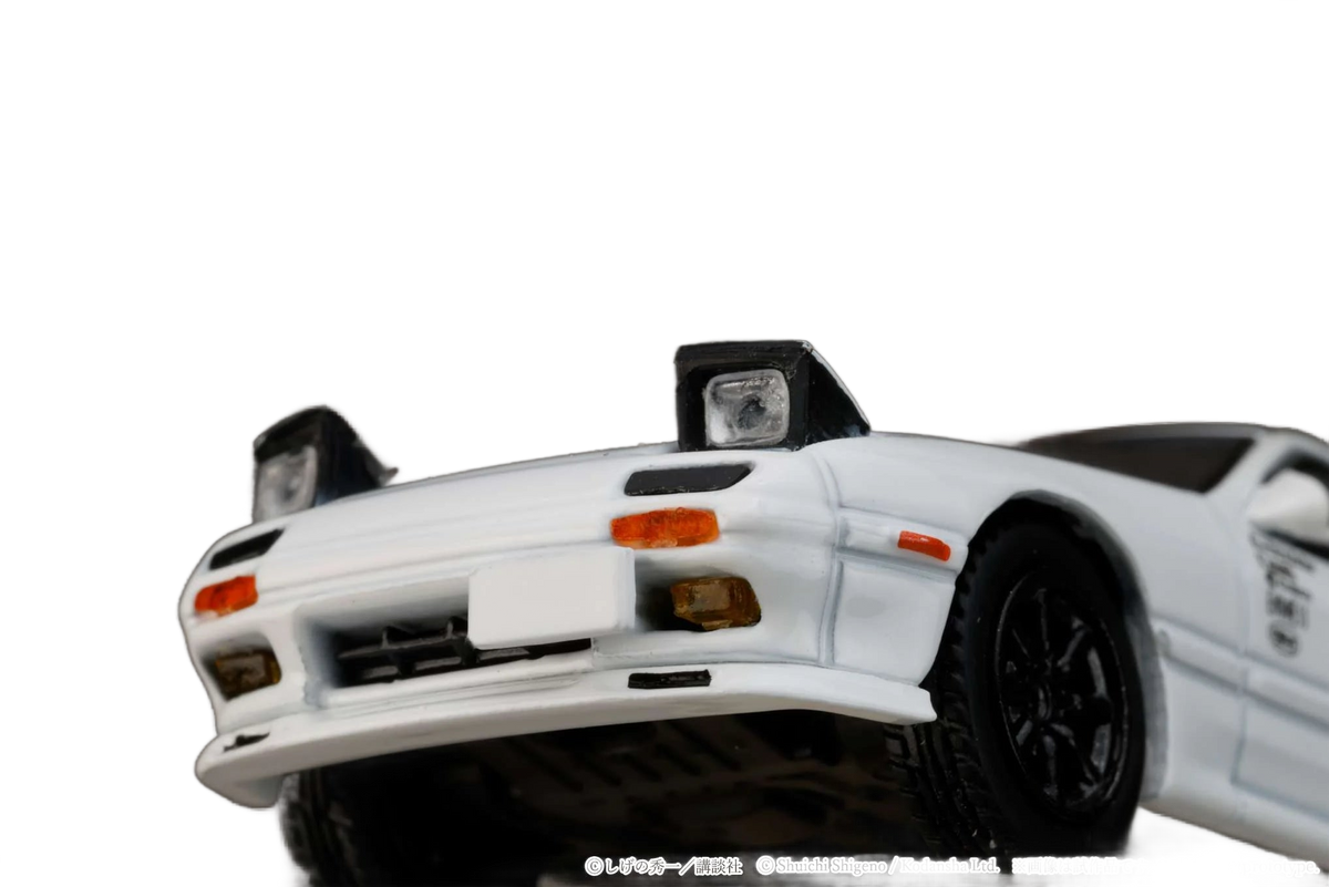 Hobby Japan Initial D Mazda RX-7 FD3S RedSuns — 1/64 Diorama Set Series