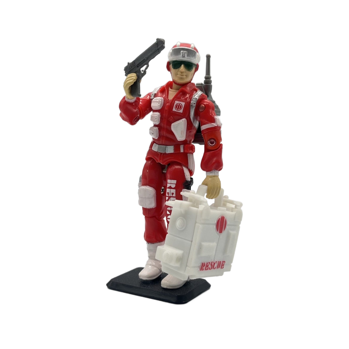1986 Hasbro GI Joe LIFELINE – Broken Crotch, No Mask – Vintage