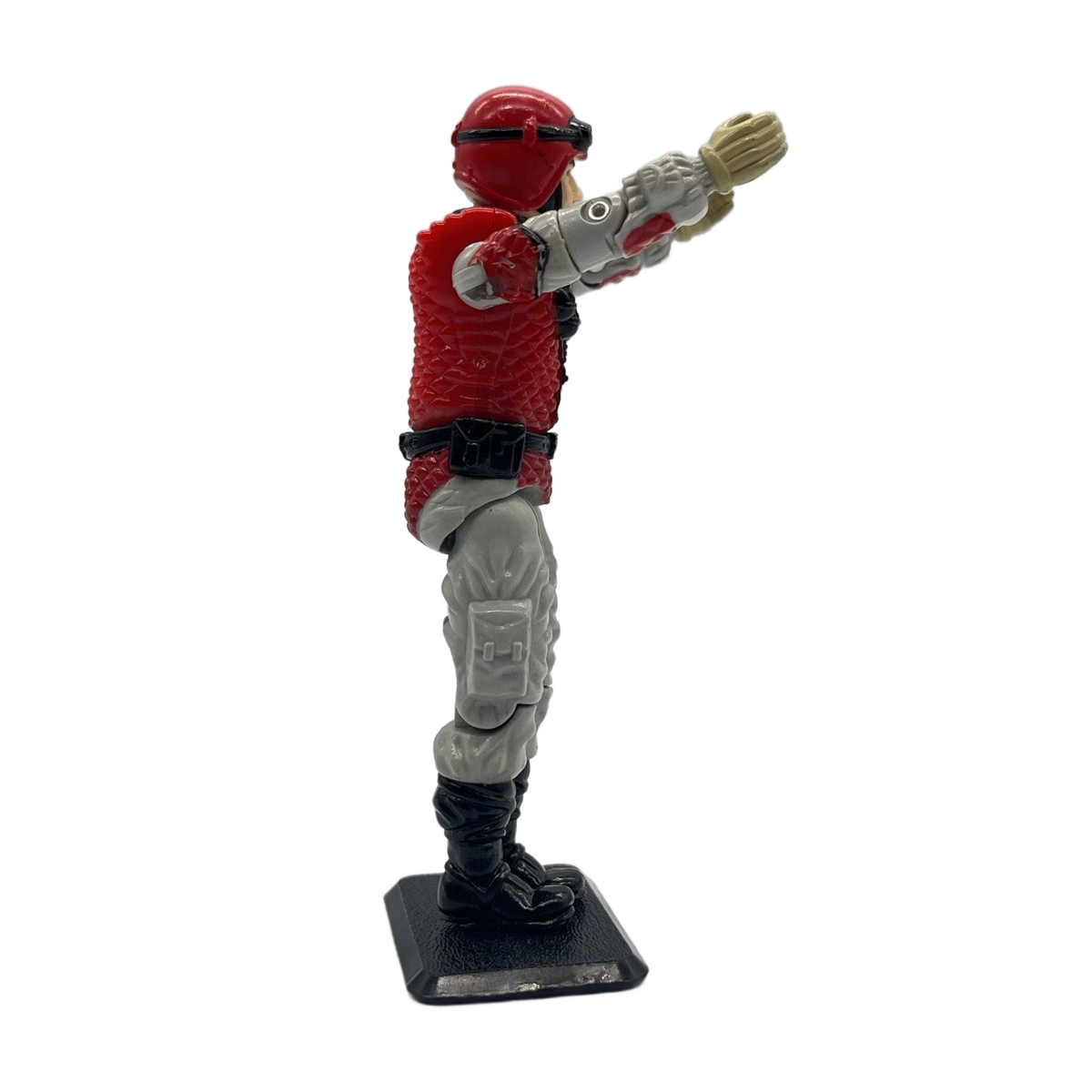 1987 Hasbro G.I. Joe CRAZYLEGS (V1) – w/ Parachute & Gun (No Stock) – Vintage
