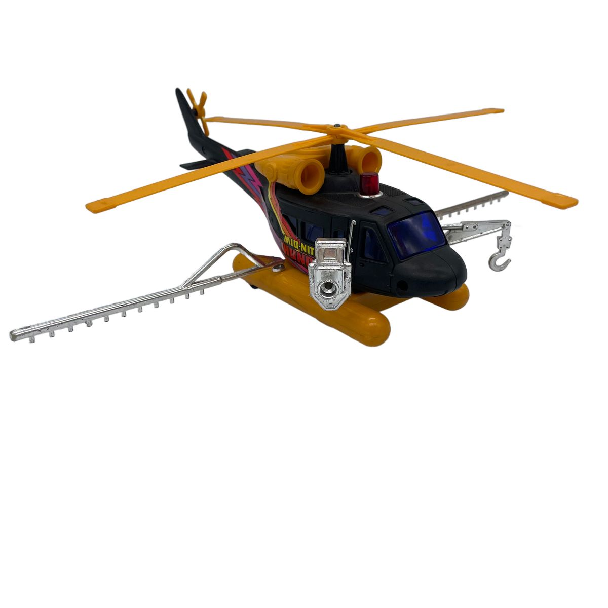 Mid-Nite Thunder Vintage battery powered toy 1985 - Helicopter Only