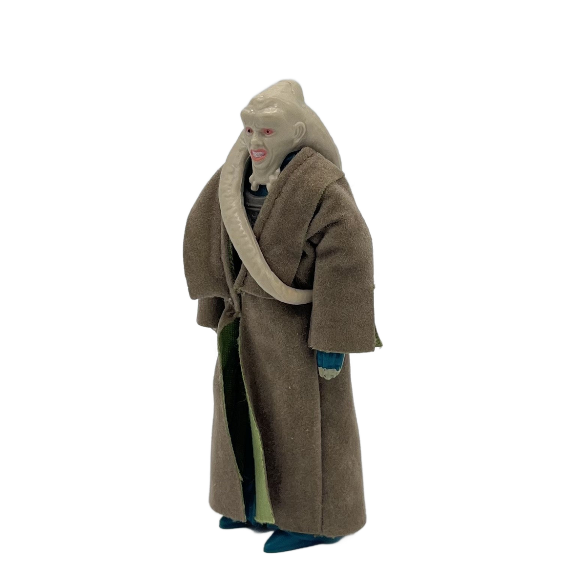 1983 Kenner Star Wars BIB FORTUNA – Taiwan Green Robe w/ Armor No Staff – VTG