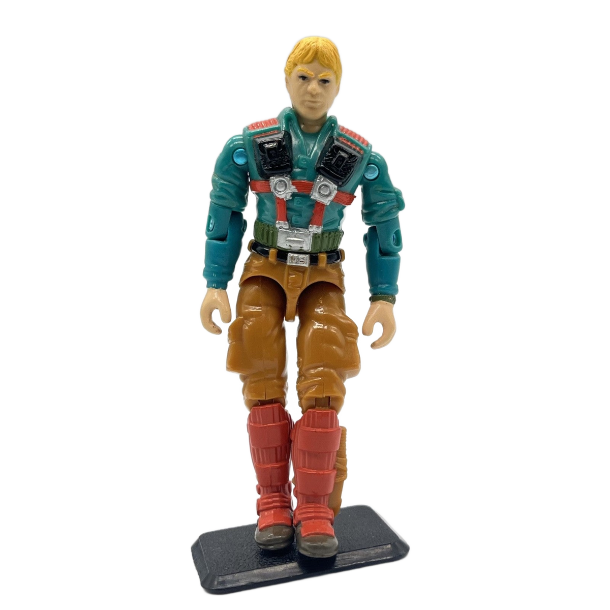 1988 Hasbro G.I. Joe DOWNTOWN (V1) – Near Complete w/ Gear – Vintage
