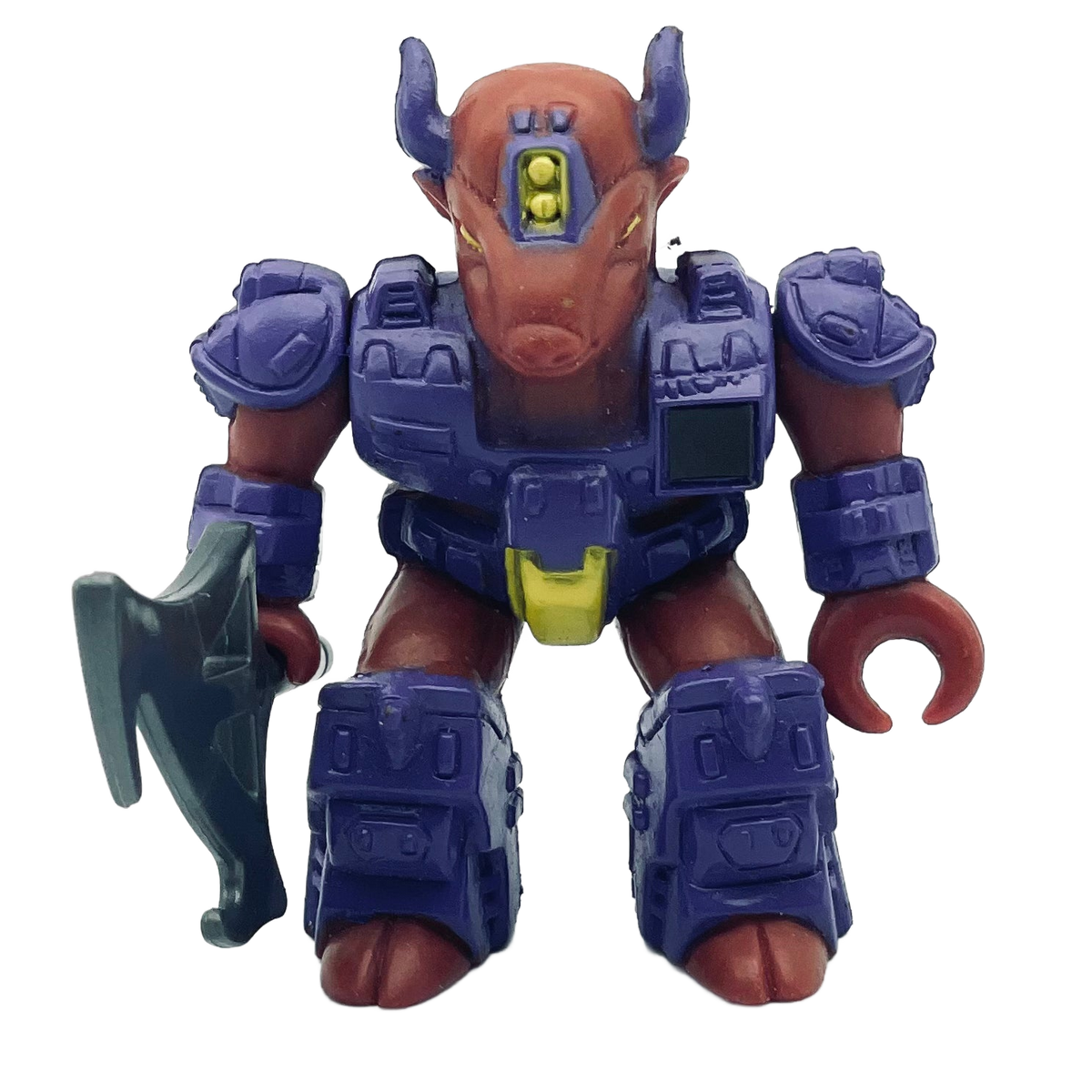 Bloodthirsty Bison — Wood Rub — Battle Beasts Figure (Hasbro/Takara, 1986)