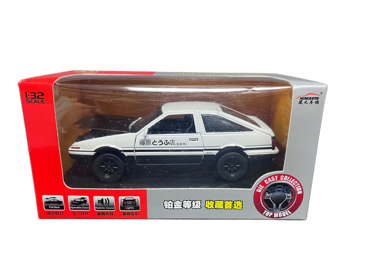 MiniAuto 1:32 Toyota AE86 Trueno Fujiwara Tofu Shop Diecast