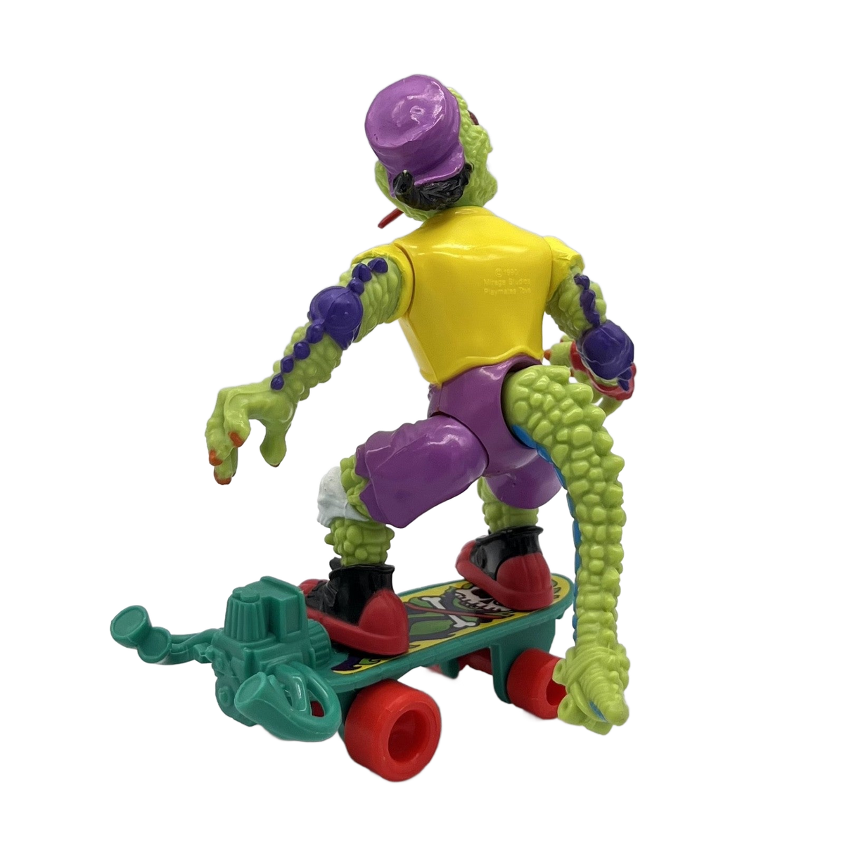 1990 TMNT Playmates Teenage Mutant Ninja Turtles MONDO GECKO Complete