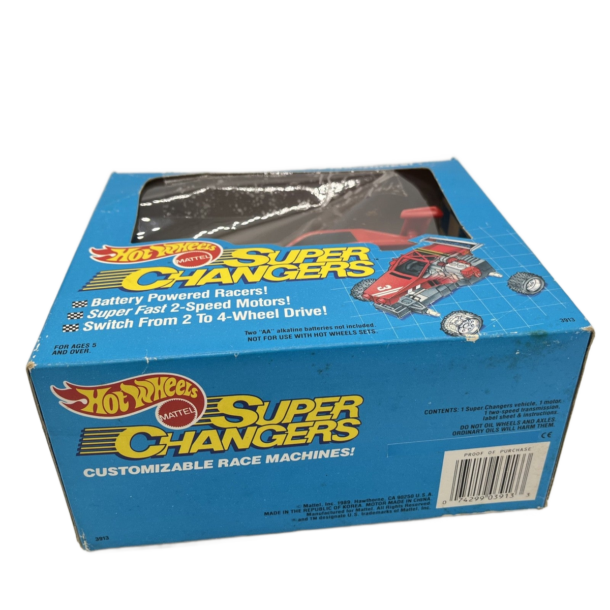 1989 Mattel HOT WHEELS Super Changers DUNE BUGGY #3913 – Boxed – VTG