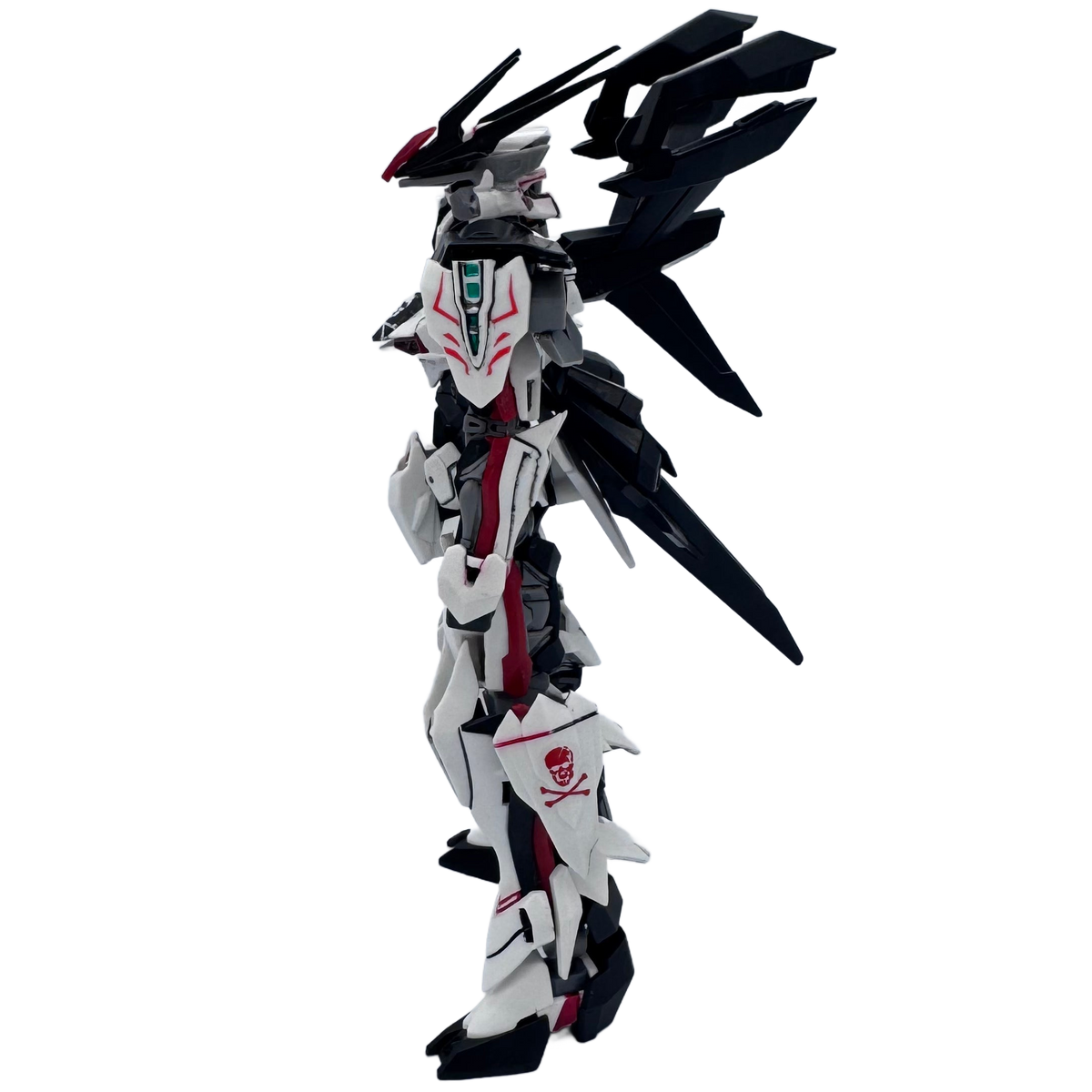 Custom HG GM Sniper II & Astray — Crossbones Faction Two-Kit Set w/ matching LBASE and LEDs