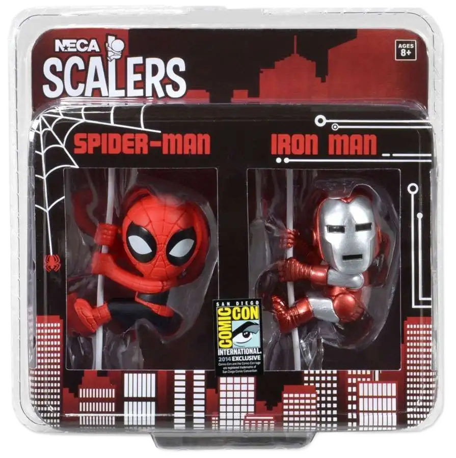 NECA Scalers Spider-Man & Iron Man 2-Pack