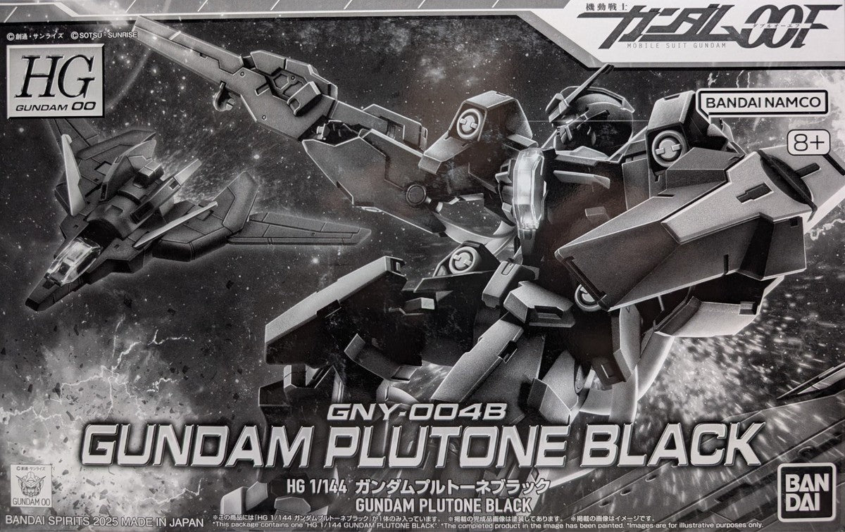 HG 1/144 GNY-004B Gundam Plutone Black - Mobile Suit Gundam 00F (Bandai Namco)
