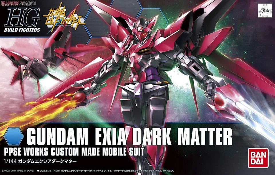 Bandai HGBF 1/144 #13 Gundam Exia Dark Matter