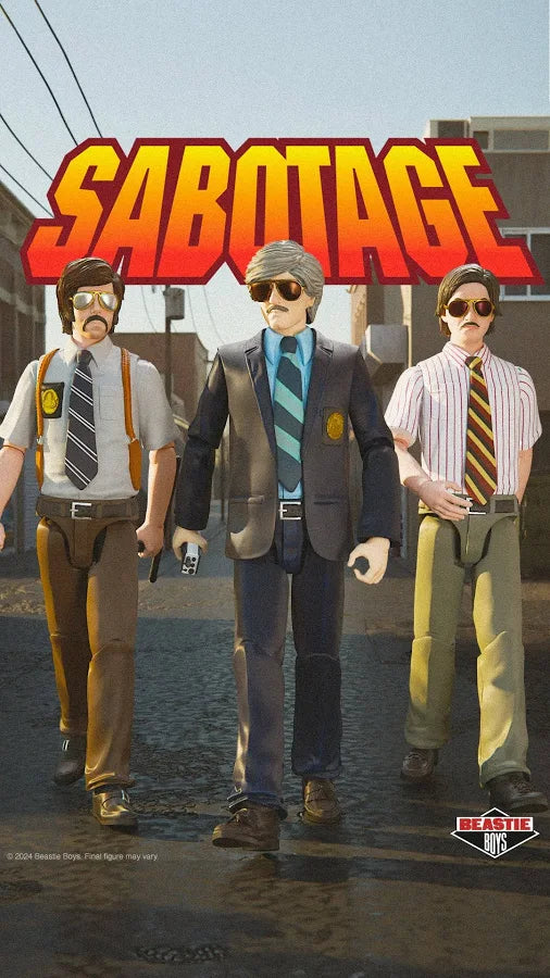 Beastie Boys Sabotage Super7 ULTIMATES 3-Figure Set