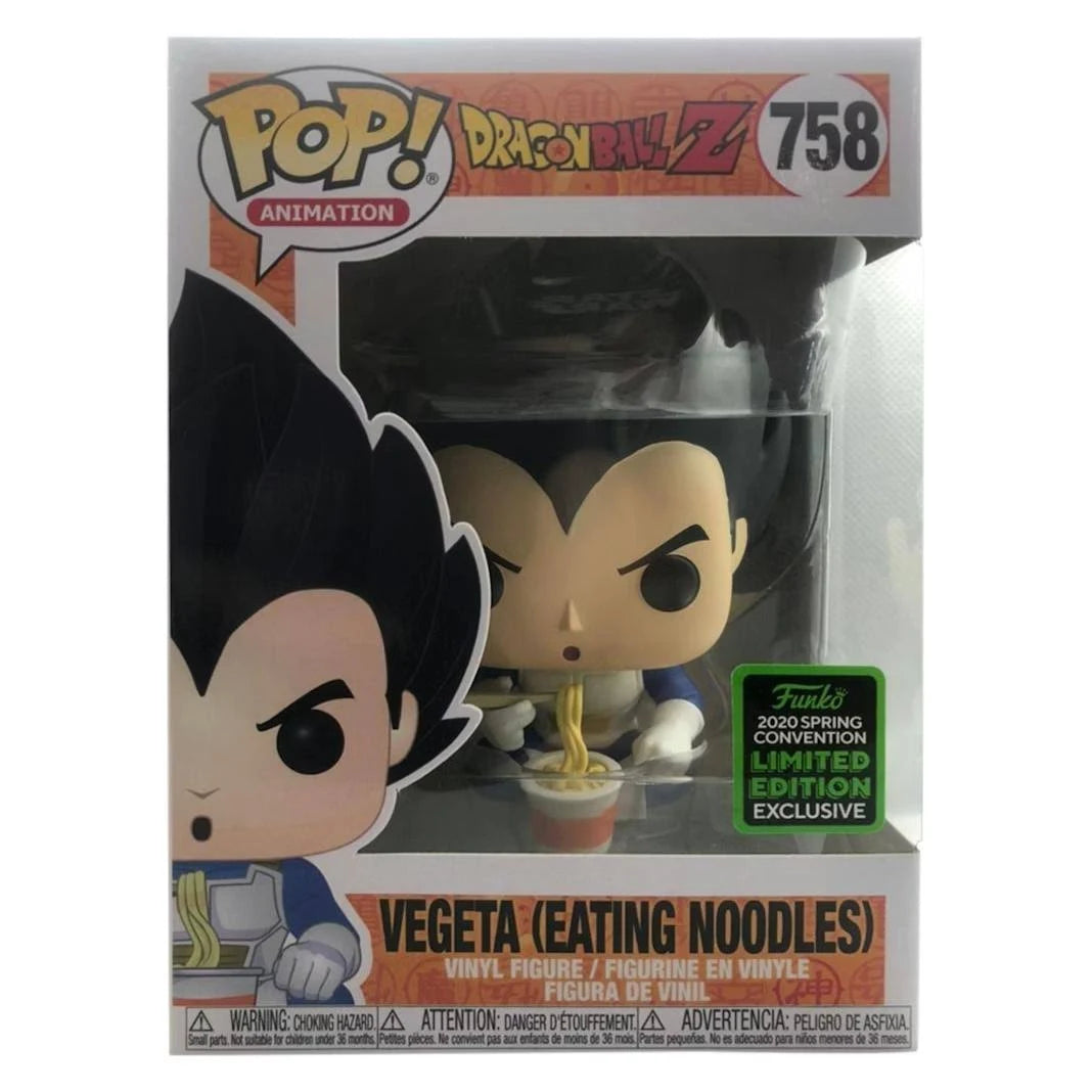 Funko Pop! Dragon Ball Z Vegeta Eating Noodles Vinyl Figure